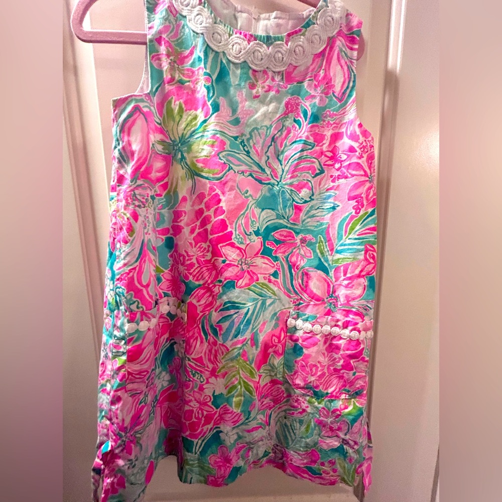Lilly Pulitzer Girls size 8 shift dress EUC